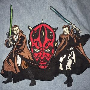 Embroidered STAR WARS Lee Sport Denim Shirt Large